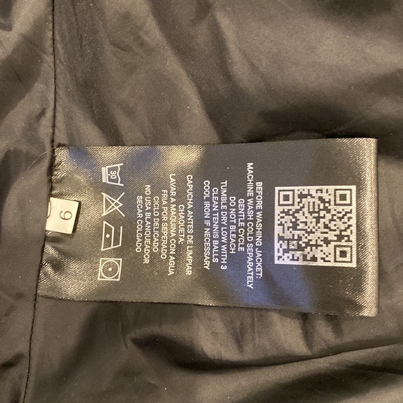 Blue orolay down jacket - Picture 5 of 8